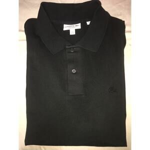 Lacoste Regular Fit, Movement Polo Shirt, Black FR 8 US 3XL Soft Cotton Blend